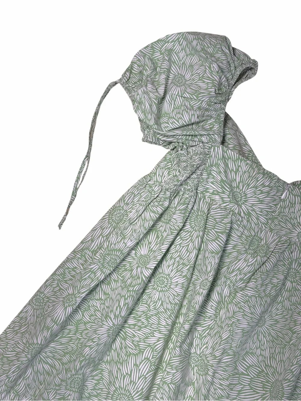 Amanda Uprichard Green Sicily Midi Sundress Womens XL